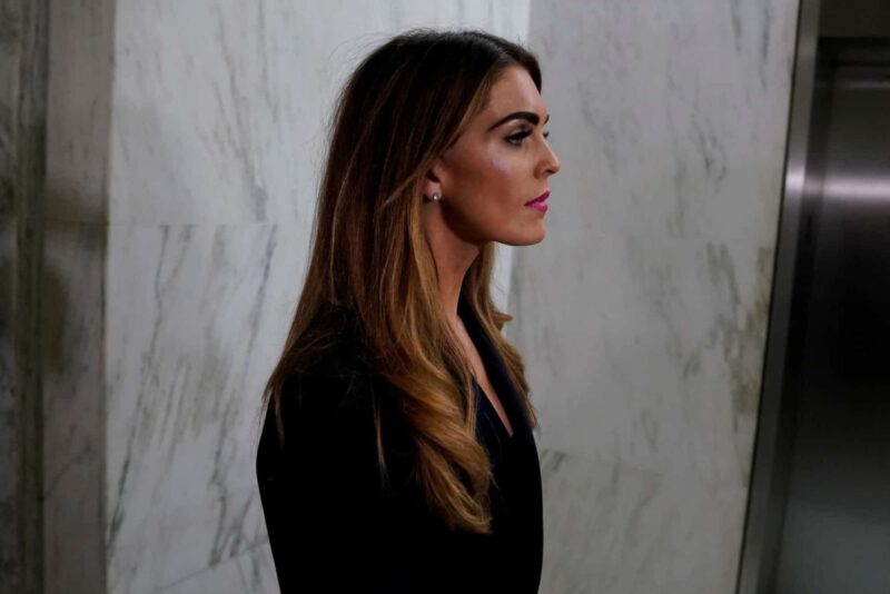 Trump Doesn’t Answer When Asked If Hope Hicks Betrayed Him